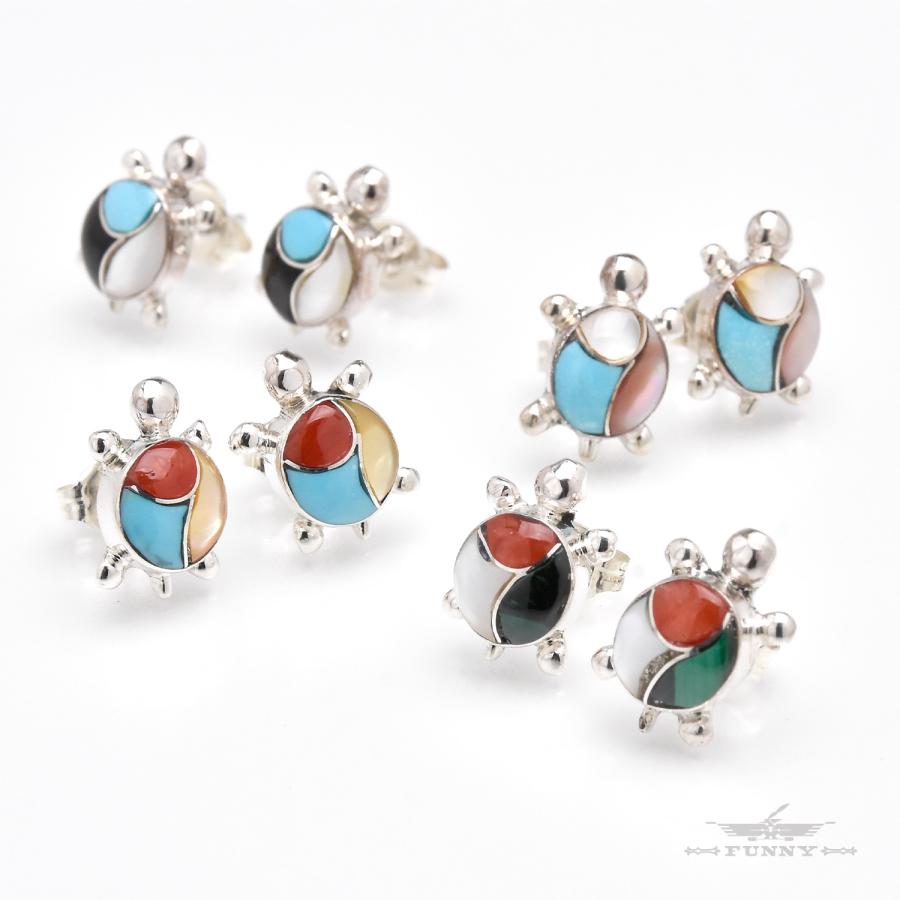 Indian Jewelry FUNNY公式ストア ズニ族 Rebecca Lalio タートル