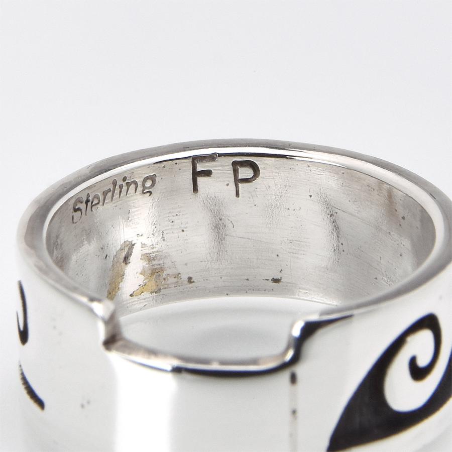 HOPI Fernand Puhuhefvaya シルバー オーバーレイ リング Indian Jewelry FUNNY公式ストア ホピ族 Fernando Puhuhefvaya