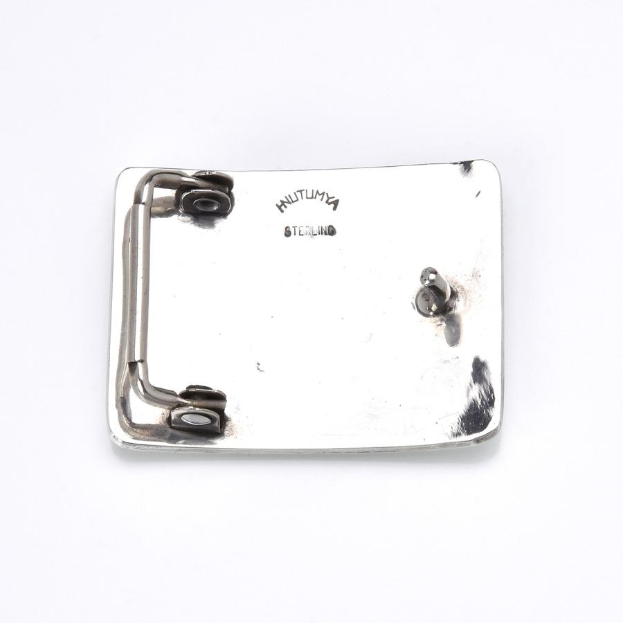 FUNNY公式ストア ホピ族 サンフェイス オーバーレイ バックル インディアンジュエリー スターリングシルバー 925 Harry Nutumya HOPI ファニー Harry Nutumya バックル スターリングシルバー HOPI