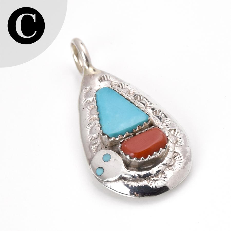 Indian Jewelry FUNNY公式ストア ズニ族 Joy Calavaza ティアドロップ