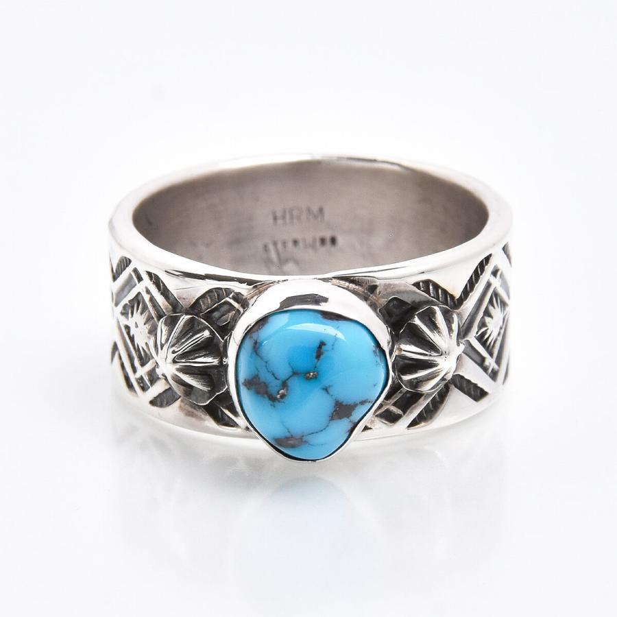 ナバホ ヘンリーマリアーノ ターコイズ リング 22号 インディアンジュエリー ナバホ ヘンリーマリアーノ ターコイズ リング 22号