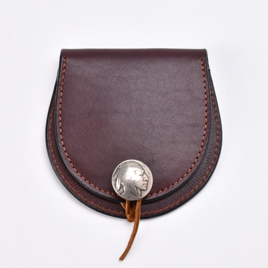 FUNNY公式ストア ウエスタンレザー コインケース 《ブラウン》 牛革 本  