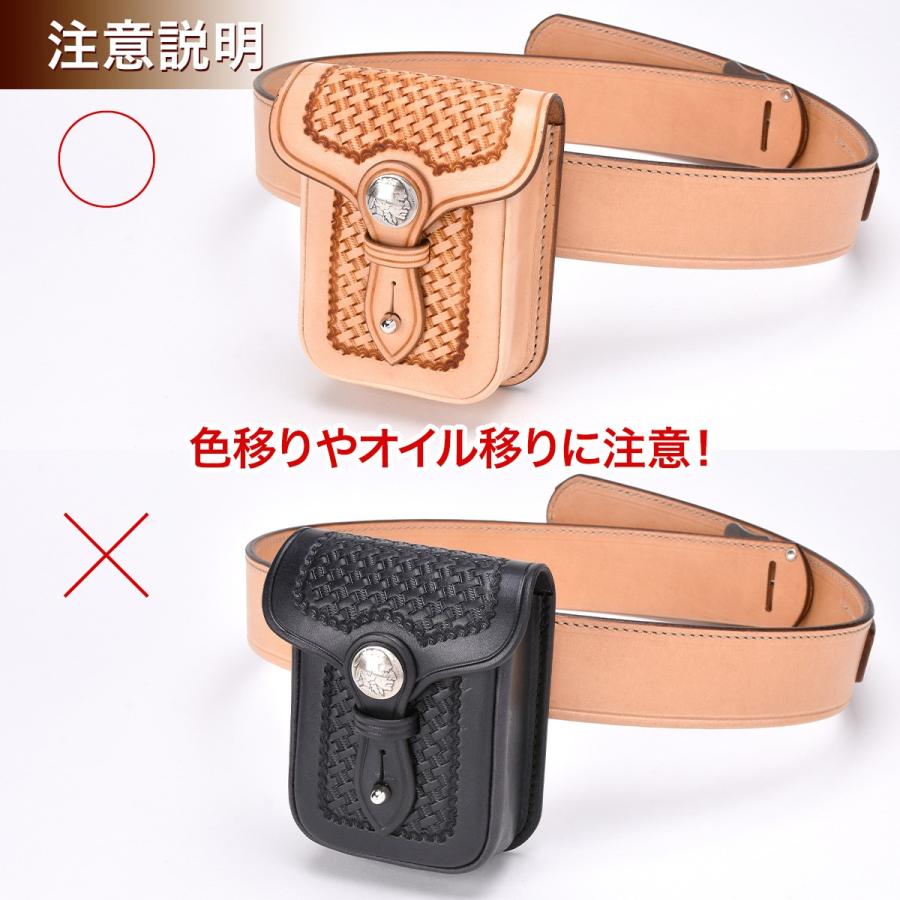 FUNNY公式ストア ウエスタンレザー ベルトポーチ ハンドバスケット