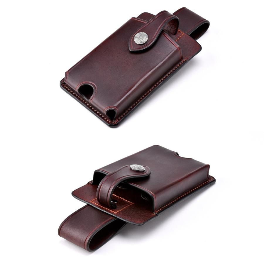 FUNNY公式ストア ウエスタンレザー スマートフォンケース 《ブラウン》 送料無料 スマートフォンケース タン 牛革 コンチョ ベルト 携帯 ファニー スマートフォンケース ウエスタンレザー mm