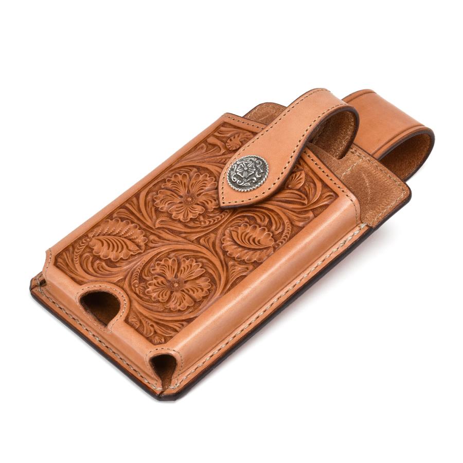 FUNNY公式ストア ウエスタンレザー スマートフォンケース ハンド