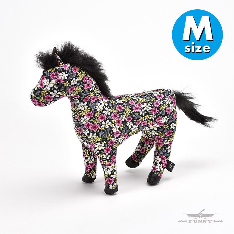 FUNNY公式ストア ポニー Mサイズ フラワー ブラック 人形 R4T