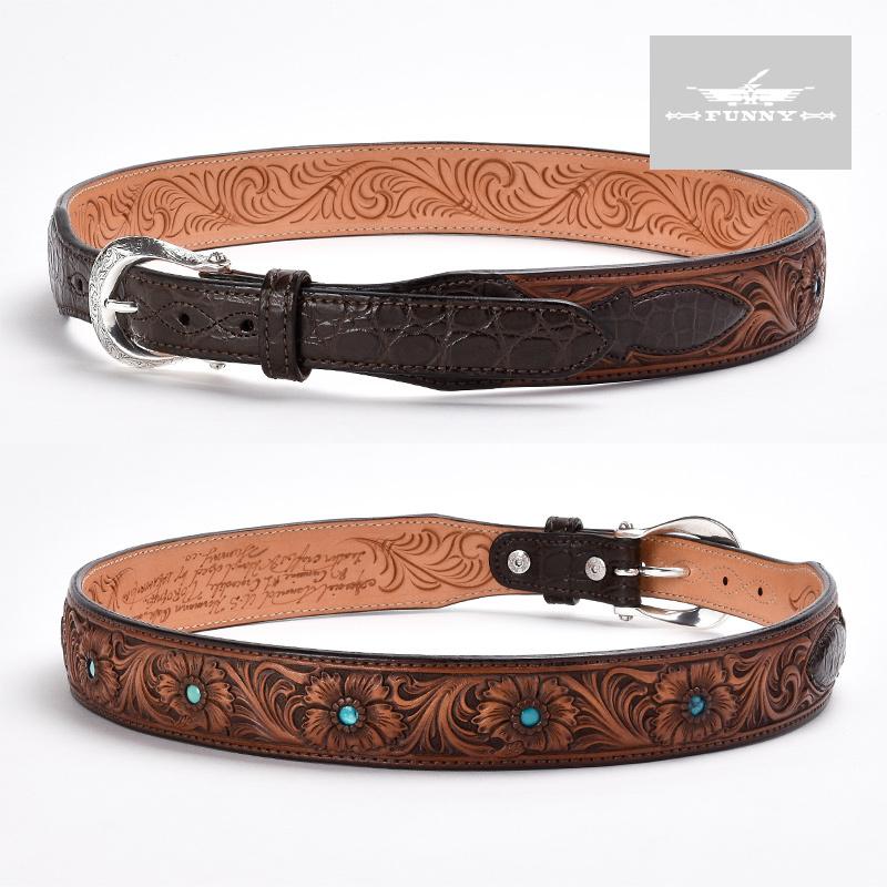 FUNNY公式ストア 久保クラフト セミダブル クロコダイル ターコイズ