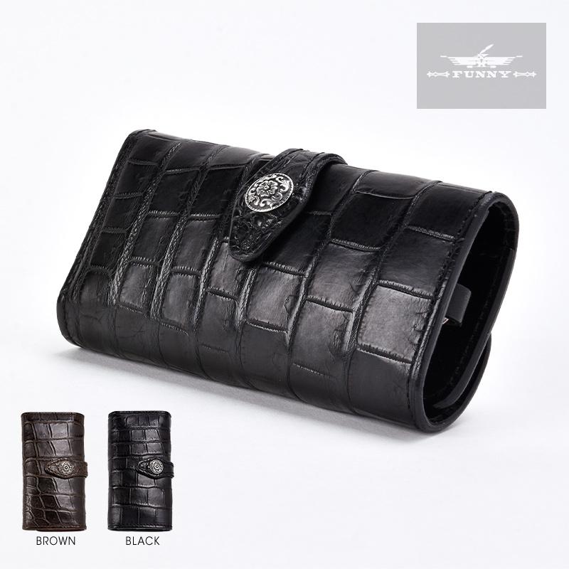 Funny公式ストア ファニー キーケース ポロサスクロコダイル ボディ キーケース ブランド キーケース アミエット ワニ革 6連 キーケース メンズ レディース 鍵 ギフト ワニ革 鰐革 Fw001 012 0007 Funny公式ストア 店