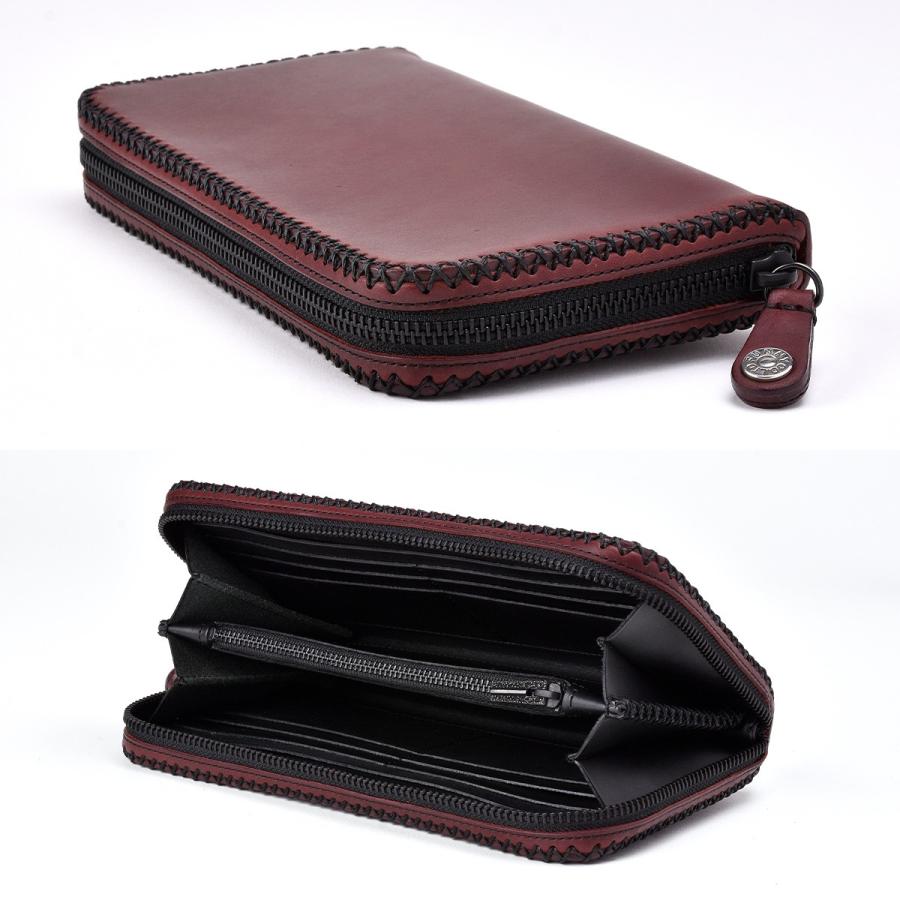 FUNNY公式ストア ファニー チャーリーズウォレット／Mサイズ ラティーゴレザー 財布 長財布 ラウンドファスナー ラウンドジップ 本革 牛革 大容量 ファニー