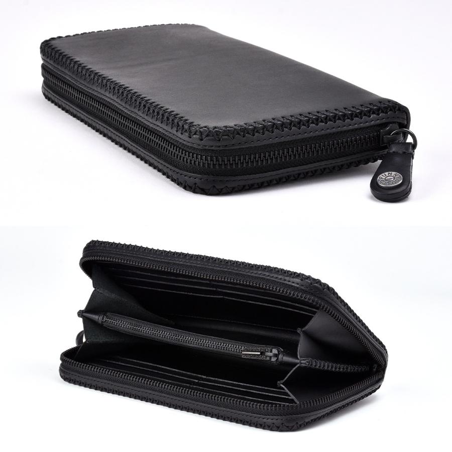 FUNNY公式ストア ファニー チャーリーズウォレット／Mサイズ ラティーゴレザー 財布 長財布 ラウンドファスナー ラウンドジップ 本革 牛革 大容量 ファニー