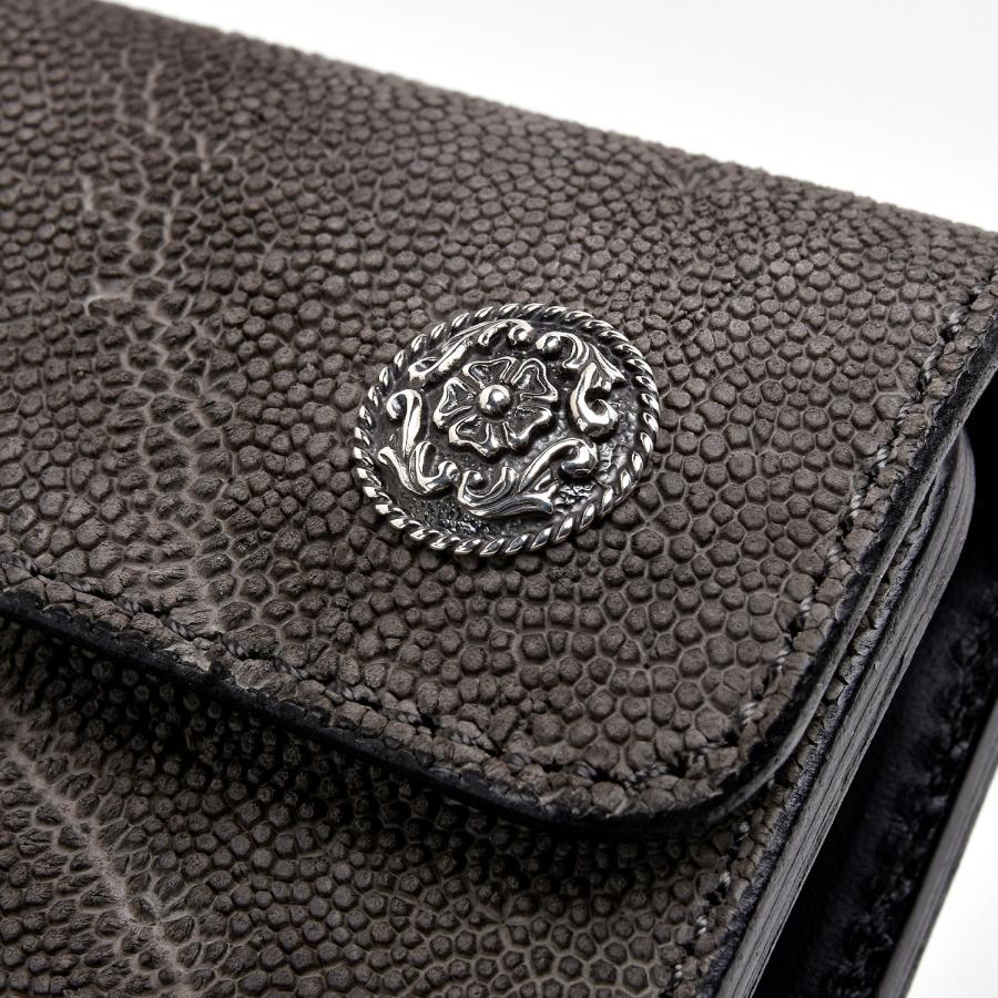 ⭐️美品⭐️ ファニー　FANNY 長財布　エレファントレザー　ゾウ革　二つ折り FUNNY公式ストア ファニー ウォレットジュニア エレファント