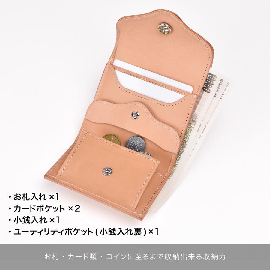 ファニー　funny エレファント革　コンパクト財布 FUNNY FUNNY公式ストア ファニー ペブル エレファント 財布