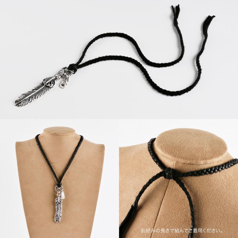 FUNNY SLOW  ネックレス シルバー フェザー トップ FUNNY公式ストア スロー フェザー 送料無料 ペンダント