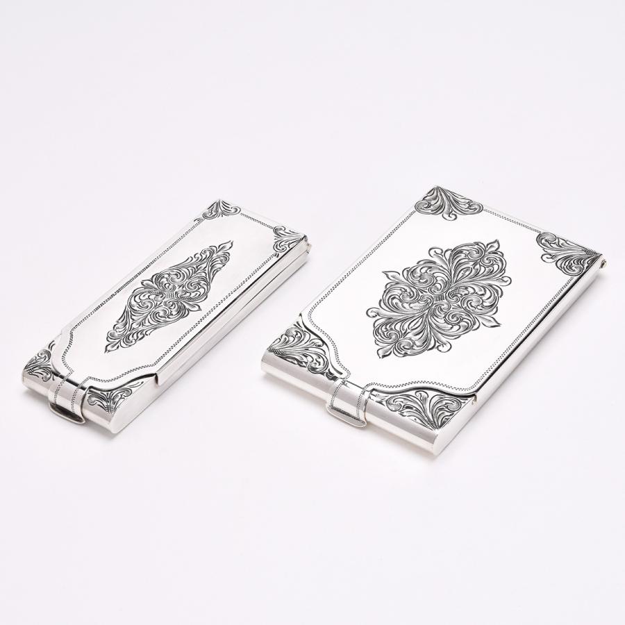 FUNNY公式ストア】 ハンドエングレーブ シガレットケース スターリング