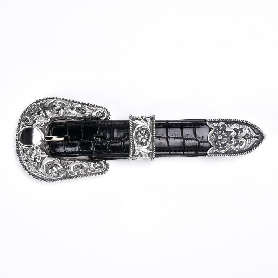 FUNNY公式ストア 単品購入不可 3ピース バックル セット THE ROPE EDGE OLD PARADE スターリングシルバー ベルトバックル シルバー925の画像