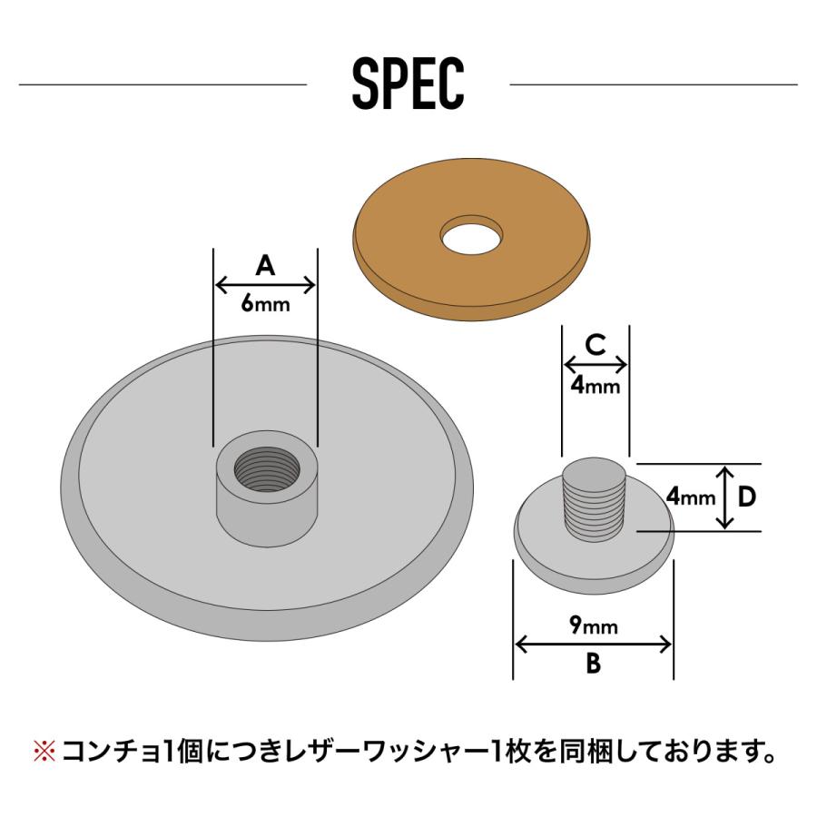 FUNNY公式ストア ファニー ビクター コンチョ 31mm 《ネジ式