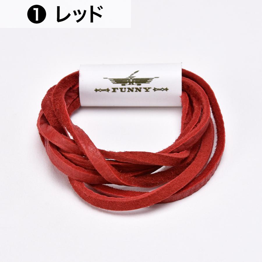 FUNNY公式ストア ディアレース 3mm 【メール便可】 革ひも 革紐 鹿紐