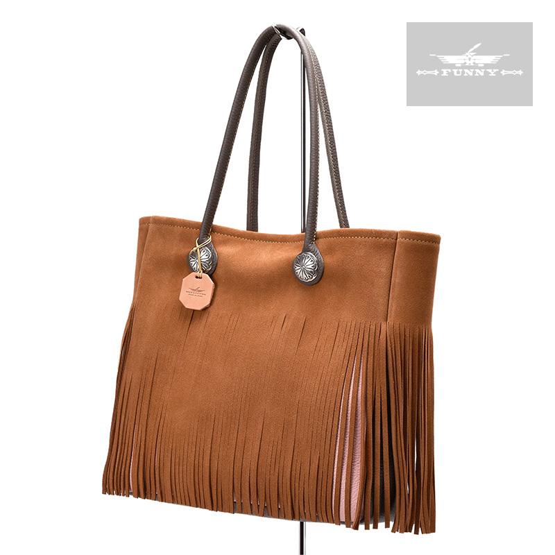FUNNY FUNNY公式ストア ファニー フリンジトート シルキースエード  