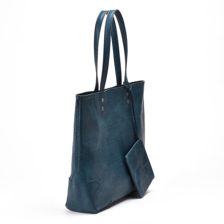 FUNNY ヨークモチーフ ポーチ付属 ヴィンテージレザー トートバッグ レア FUNNY ヨークモチーフ ポーチ付属 ヴィンテージレザー トート