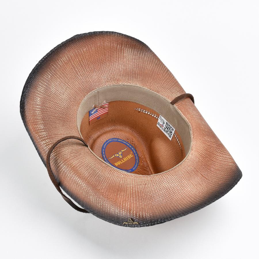 FUNNY公式ストア BULLHIDE ストローハット ナッツブラウン [#5045