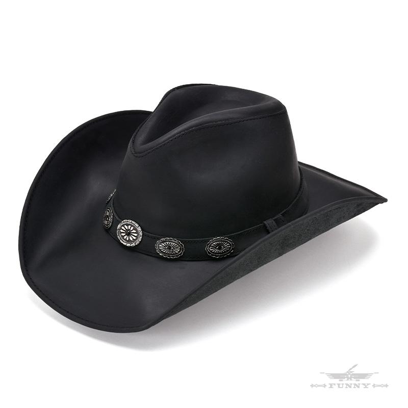 FUNNY公式ストア BULLHIDE レザーハット 【#4085BL／RIGHT NOW