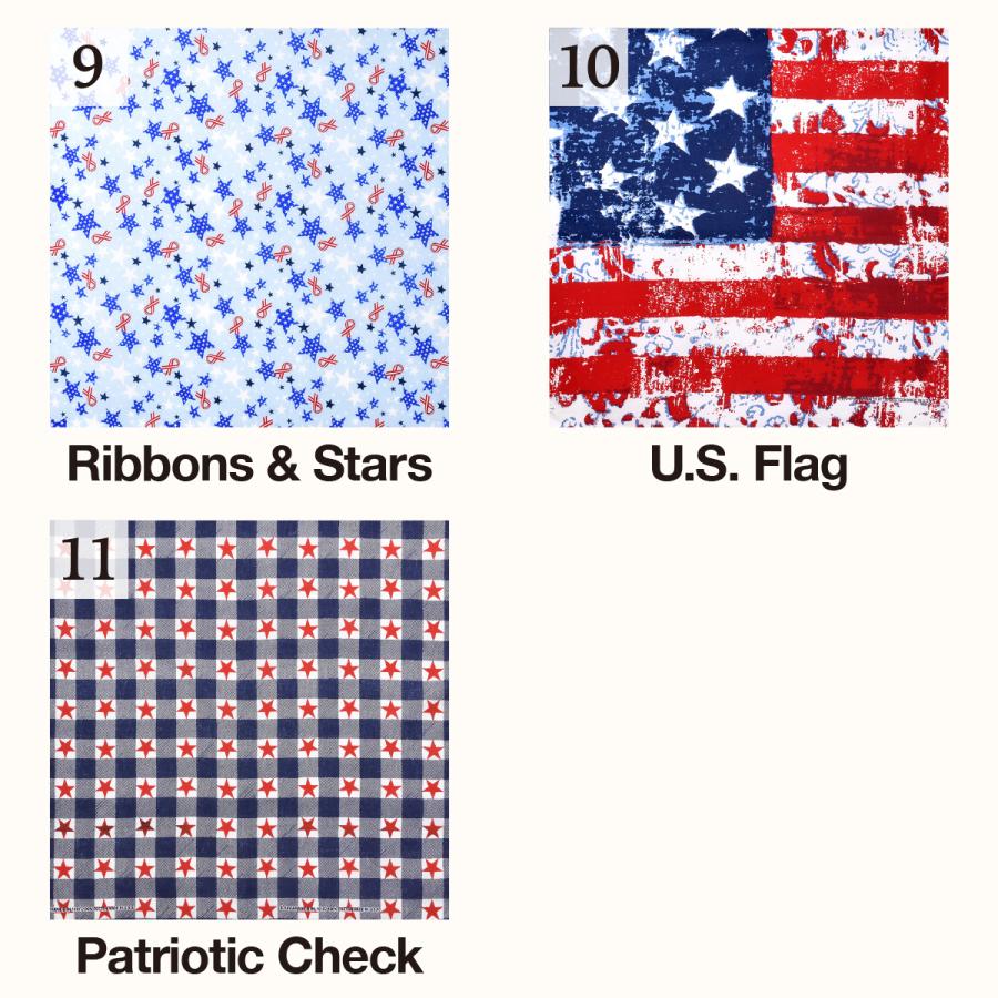 【11枚まとめ売り！USA製！】星条旗　バンダナ　ハンカチ　アメリカ　国旗 11枚まとめ売り！USA製！】星条旗 バンダナ ハンカチ アメリカ