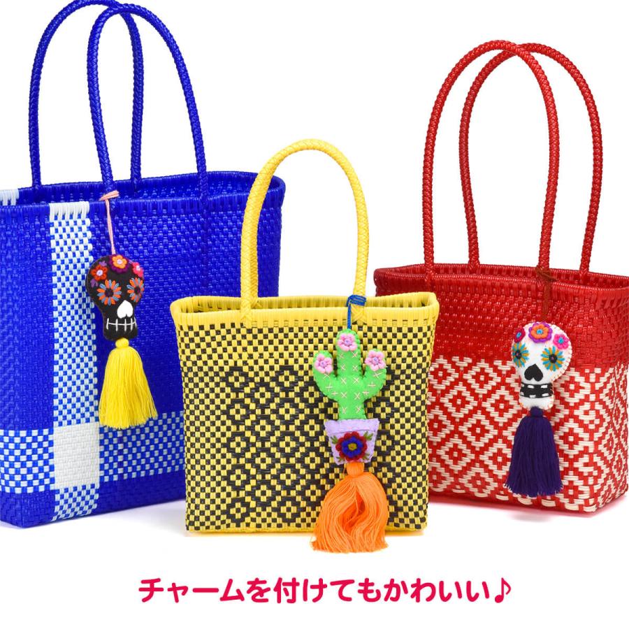 FUNNY公式ストア メルカドバッグ 【NAVY】 メキシコ トートバッグ かご