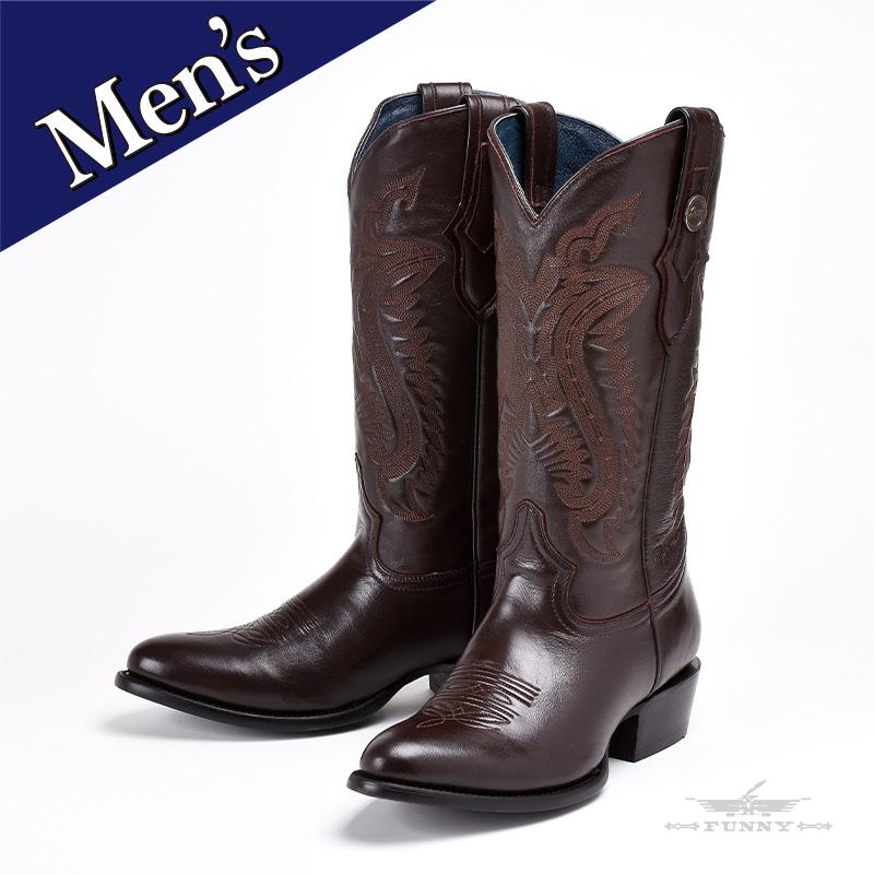 FUNNY公式ストア BOTAS JACA メンズ カウボーイブーツ 【AZTECA Venado