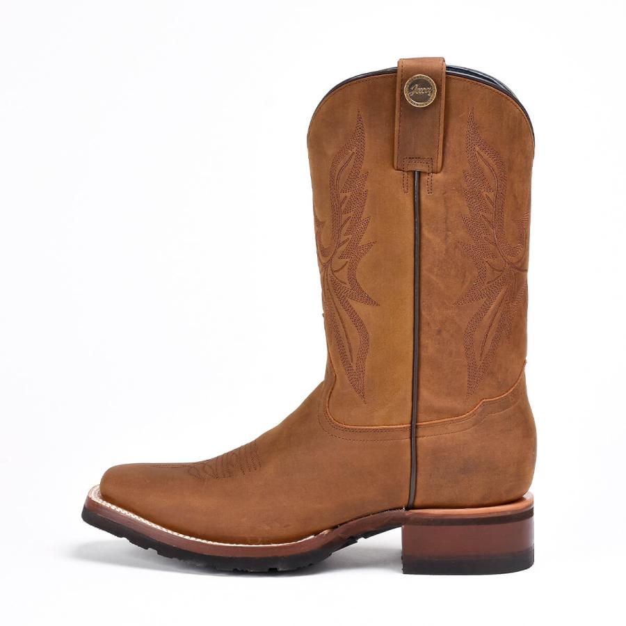 FUNNY公式ストア BOTAS JACA メンズ カウボーイブーツ 【Apolo Bronce 