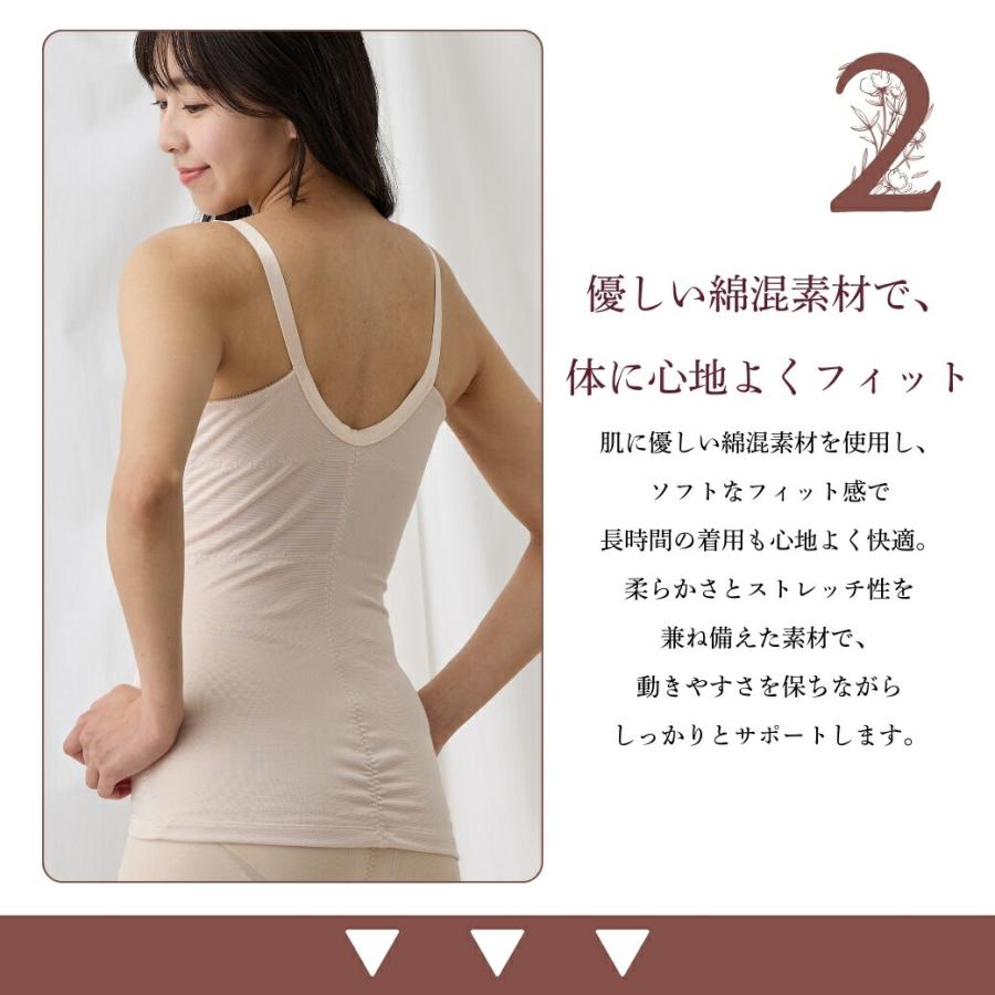 補正下着 補整下着 ボディシェイパー ボディスーツ ノンワイヤー ボディースーツ オリジナル 着やせ 着やすい 快適 着圧 コットン 肌に優しい |  | 05