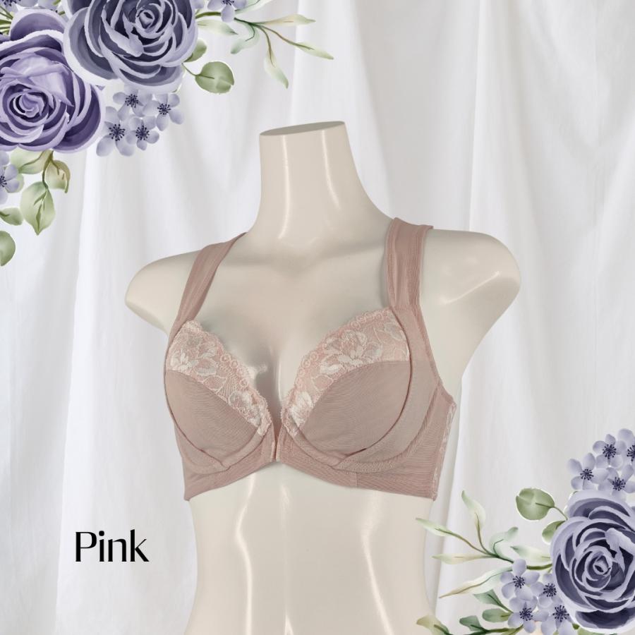 【商品レビュー投稿で特典！】補整ブラ　フロントホック　脇高　ナイトブラ　美姿勢　猫背 |  | 09