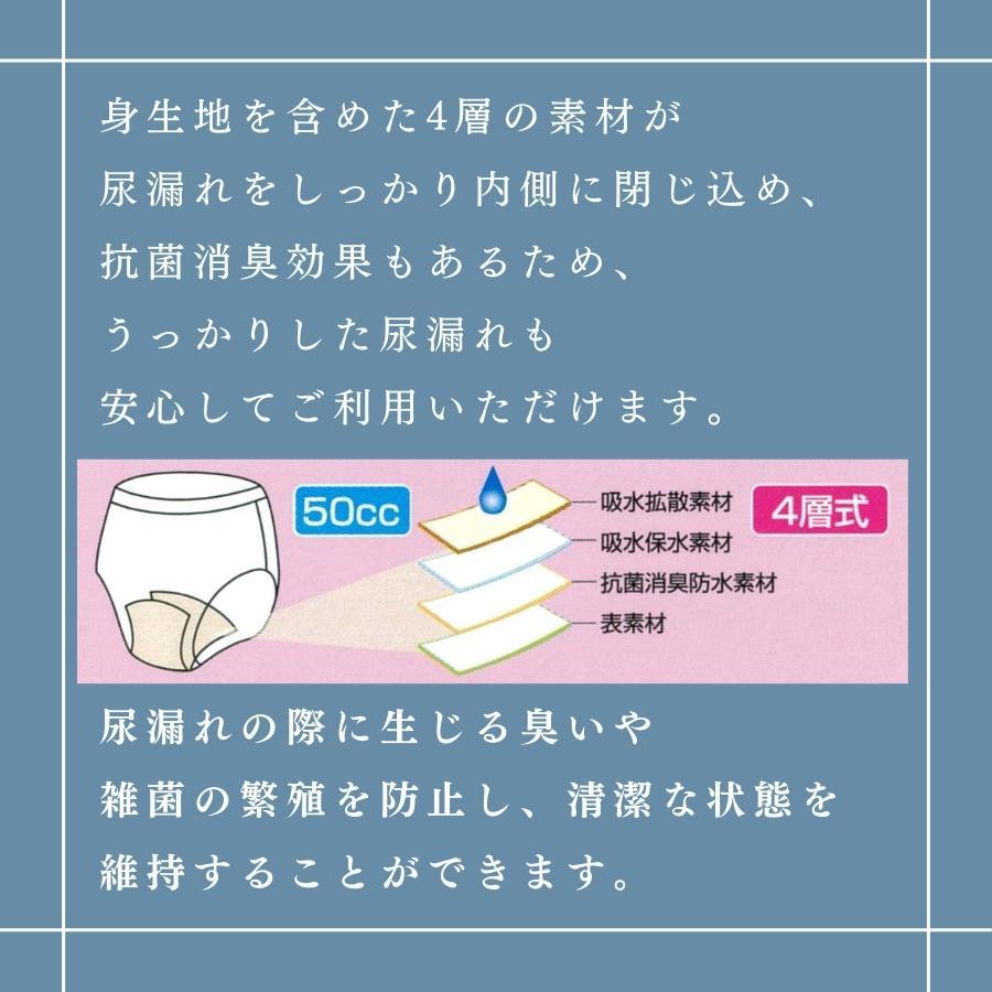 吸水ショーツ　失禁　尿漏れ　水分ケア　フェムテック　フェムケア　50CC　30CC　安心　旅行　お出かけ |  | 02