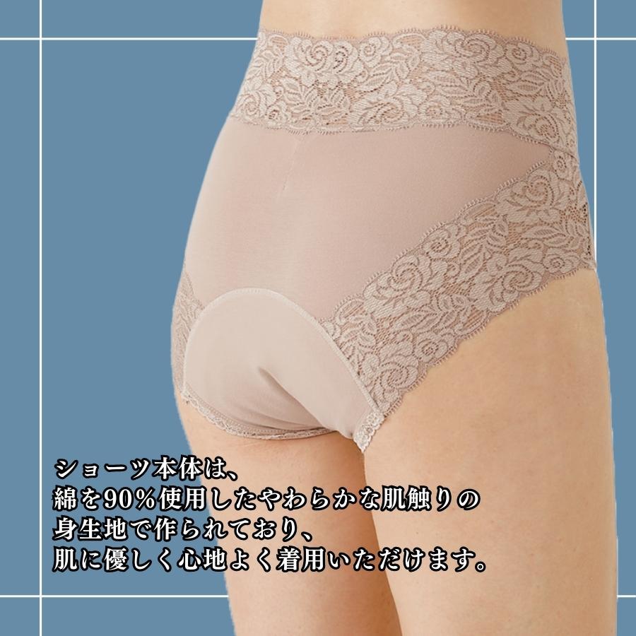 吸水ショーツ　失禁　尿漏れ　水分ケア　フェムテック　フェムケア　50CC　30CC　安心　旅行　お出かけ |  | 13