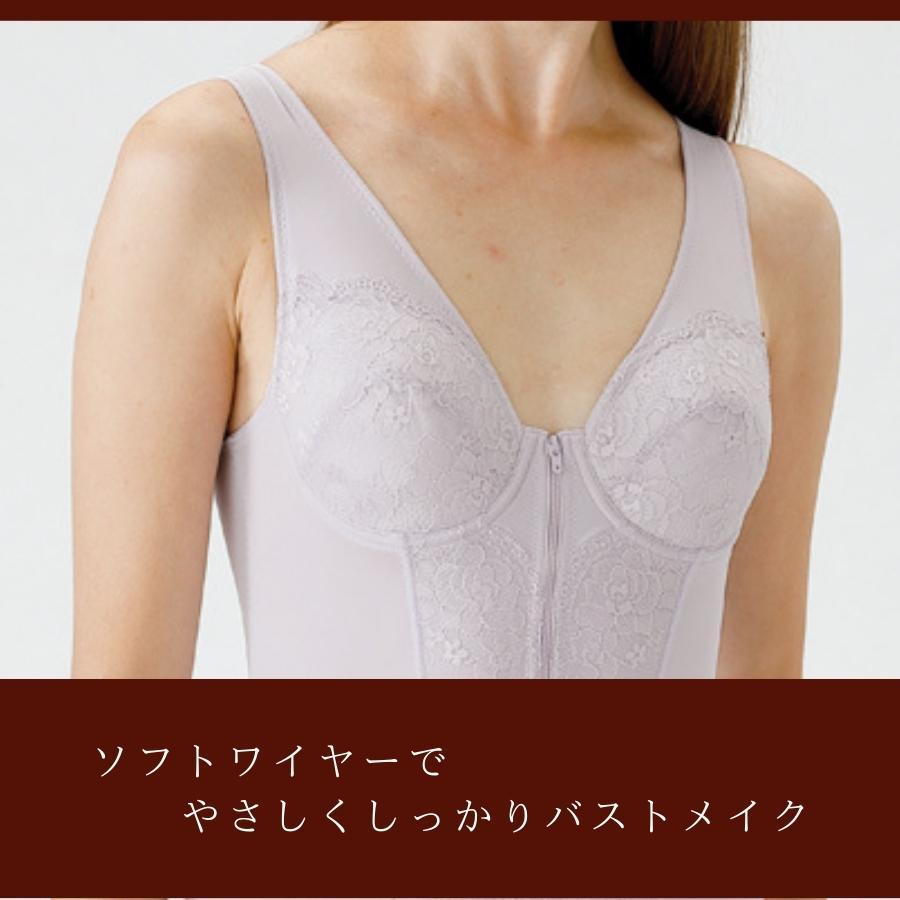 ボディスーツ ボディシェイパー 補正下着 補整下着 涼しい レディース フロントファスナー 大きいサイズ ワイヤー 着やせ 脇肉 姿勢 痩せ見え くびれ ファスナー |  | 11