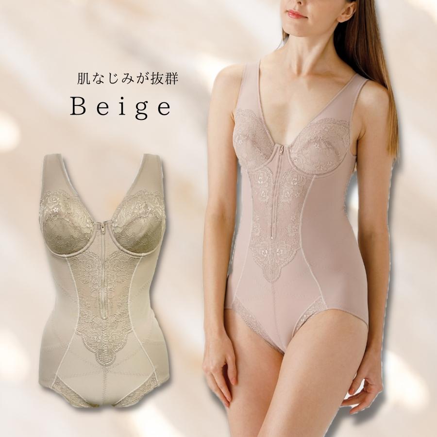 ボディスーツ ボディシェイパー 補正下着 補整下着 涼しい レディース フロントファスナー 大きいサイズ ワイヤー 着やせ 脇肉 姿勢 痩せ見え くびれ ファスナー |  | 17