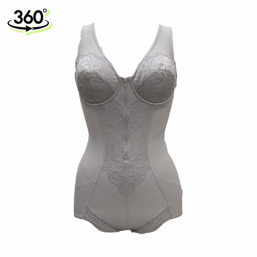 ボディスーツ ボディシェイパー 補正下着 補整下着 涼しい レディース フロントファスナー 大きいサイズ ワイヤー 着やせ 脇肉 姿勢 痩せ見え くびれ ファスナー |  | 18