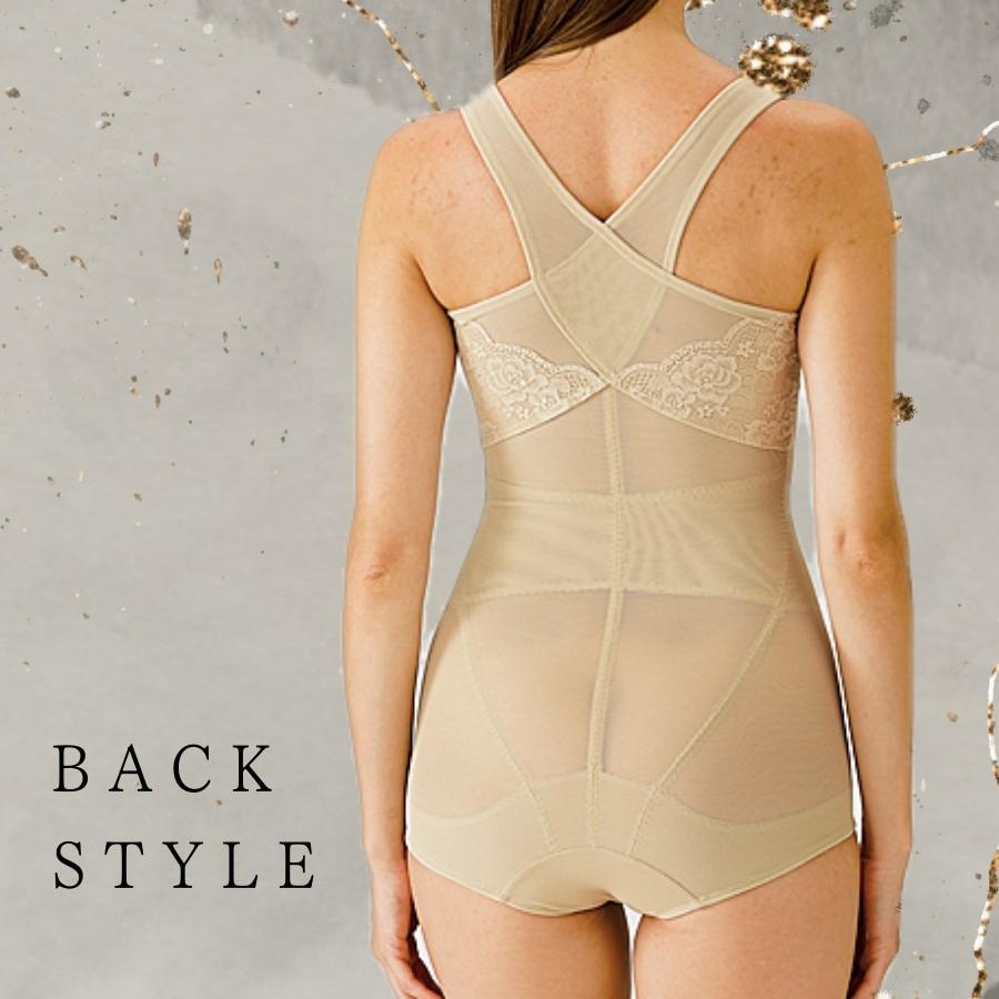 ボディスーツ 補正下着 補整下着 ノンワイヤー ボディシェイパー 着圧 シェイプウェア スリム ぽっこりお腹 レディース ソフト 大きいサイズ 着やせ 脇肉 姿勢 |  | 15