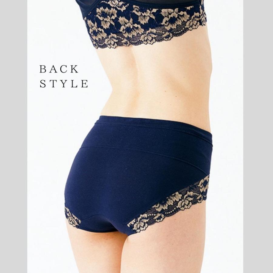 骨盤 レース ショーツ  補正下着 補整下着 レディース  サポート 美姿勢 ウエスト ストレッチ デイリー |  | 11