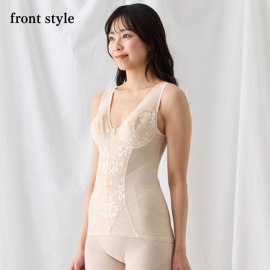 ボディシェイパー 補正下着 姿勢矯正　着やせ　脇肉　フロントファスナー 大きいサイズ |  | 10