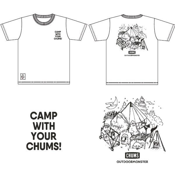 メール便可 Chums チャムス 東北限定 チャムス アウトドアモンスター Cwyc ｔシャツ Ch01 10 メンズ 半袖 バックプリント アウトドア キャンプ Ch01 10 Funnybunny Yahoo 店 通販 Yahoo ショッピング