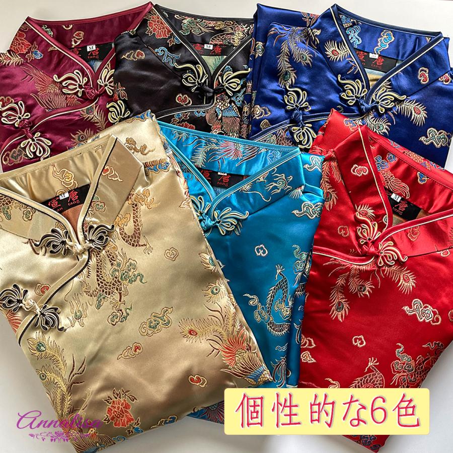 チャイナ服 ミニ丈 コスプレ 男ウケ チャイナドレス コスチューム セクシー チャイナ ミニ ショート 中華風 スリット 衣装 仮装 刺繍 龍 鳳凰 エロ ハロウィン |  | 12