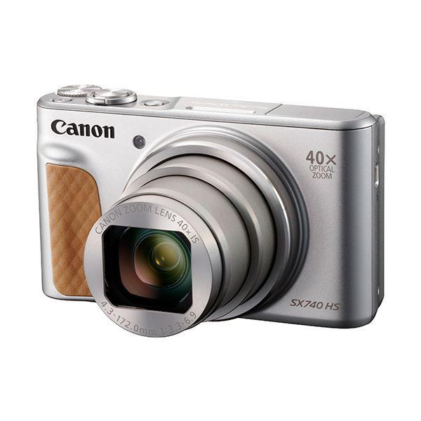 キヤノン デジタルカメラPowerShot SX740 HS シルバー 2956C004 1台