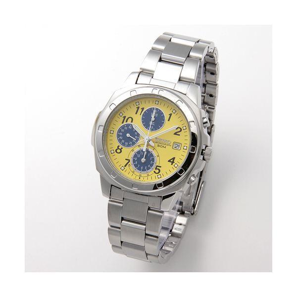 プレゼントを選ぼう！ SEIKO（セイコー） 腕時計 クロノグラフ SND409 イエロー 腕時計
