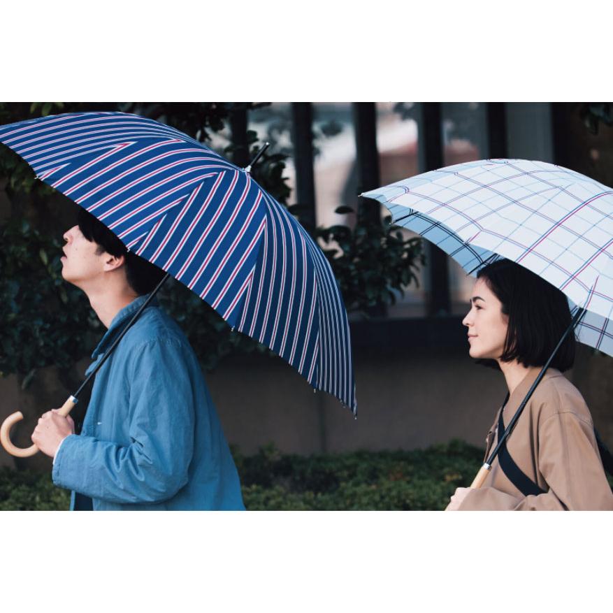 ストライプ 傘 スムースジャンプ レディース メンズ ユニセックス 晴雨兼用 雨傘 長傘 かわいい おしゃれ Uvカット ブランド ビコーズ Because Funnyjinx Be002 Be002 Funny Jinx 通販 Yahoo ショッピング