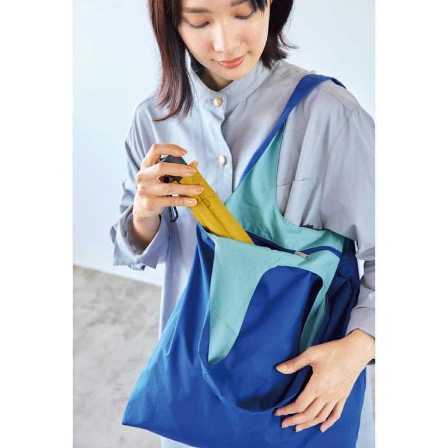 because エコバッグ トートバッグ バイカラー 撥水加工 レイン because エコバッグ トートバッグ バイカラー 撥水加工 レイン