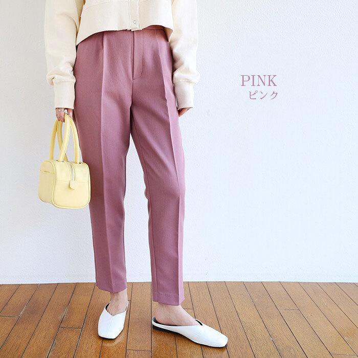 パンツ レディース テーパード 美脚 ウエストゴム リラックス ボトムス