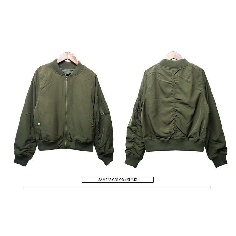 ジャケット レディース ブラック カーキ 黒 Ma 1 Ma1 Ma 1 ブルゾン 秋 冬 ミリタリー ジャケット アウター ライトアウター エムエーワン M L Ya028 Ya028 9510 Funny Jinx 通販 Yahoo ショッピング