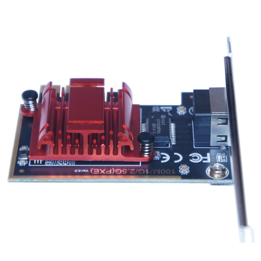 2.5Gbps Multi Gigabit Network adapter RJ45 PCI Express rev.B [ 2.5G 2.5 giga bit 2500 Mbps Ethernet LAN card ゲーミング ネットワーク アダプター ] |  | 01