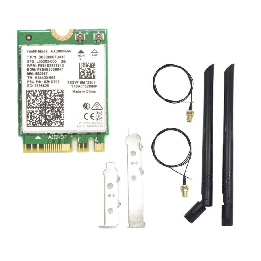 インテル intel WiFi & Bluetooth AX200 NGW アンテナ RFケーブル ブ 