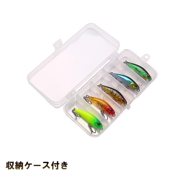 釣具 ルアーセット5個 ジャークベイト 3.7g/4.5cm ポイント消化
